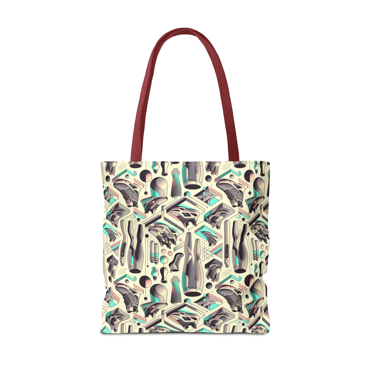 Tech-Infused Athleisure Futuristic Athletic Tech Tote Bag - 8404 Design-44