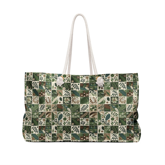 Streetwear Sustainability Environmentally Conscious Streetwear with a Natural Aesthetic Weekender Bag - 8404 Design-57