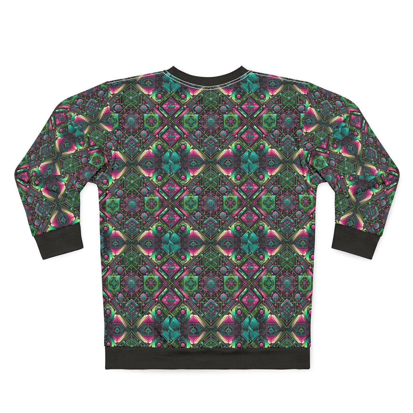 Tech-Infused Graphics Tech-Forward Streetwear Sweatshirt - 8404 Design-45