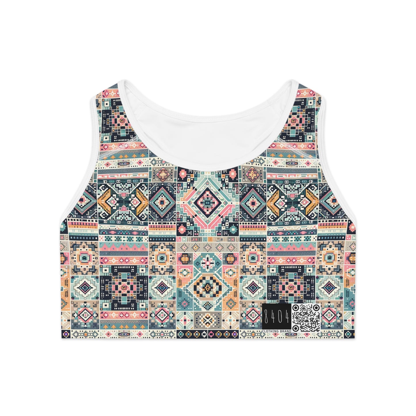 Digital Artisanal Fusion Digital Artisanal Sports Bra - 8404 Design-55