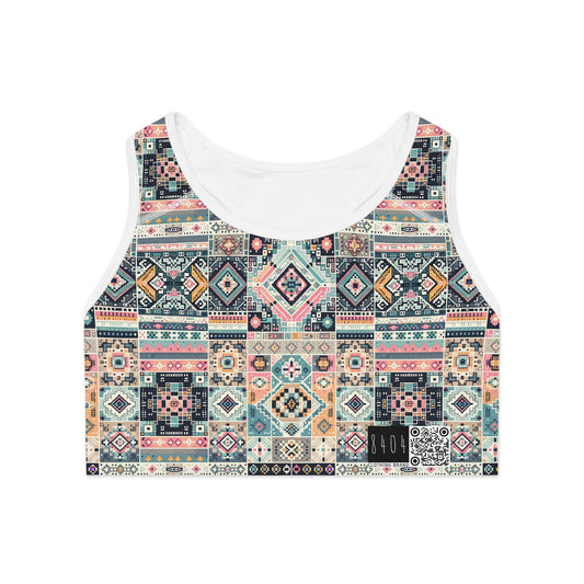 Digital Artisanal Fusion Digital Artisanal Sports Bra - 8404 Design-55