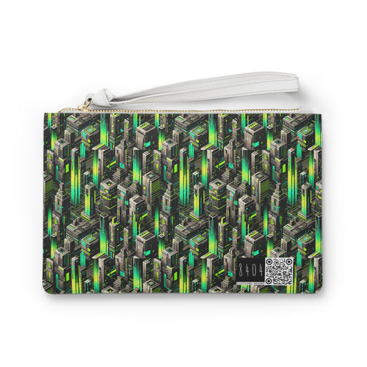 Digital Rebellion Tech-Forward Streetwear Clutch Bag - 8404 Design-63