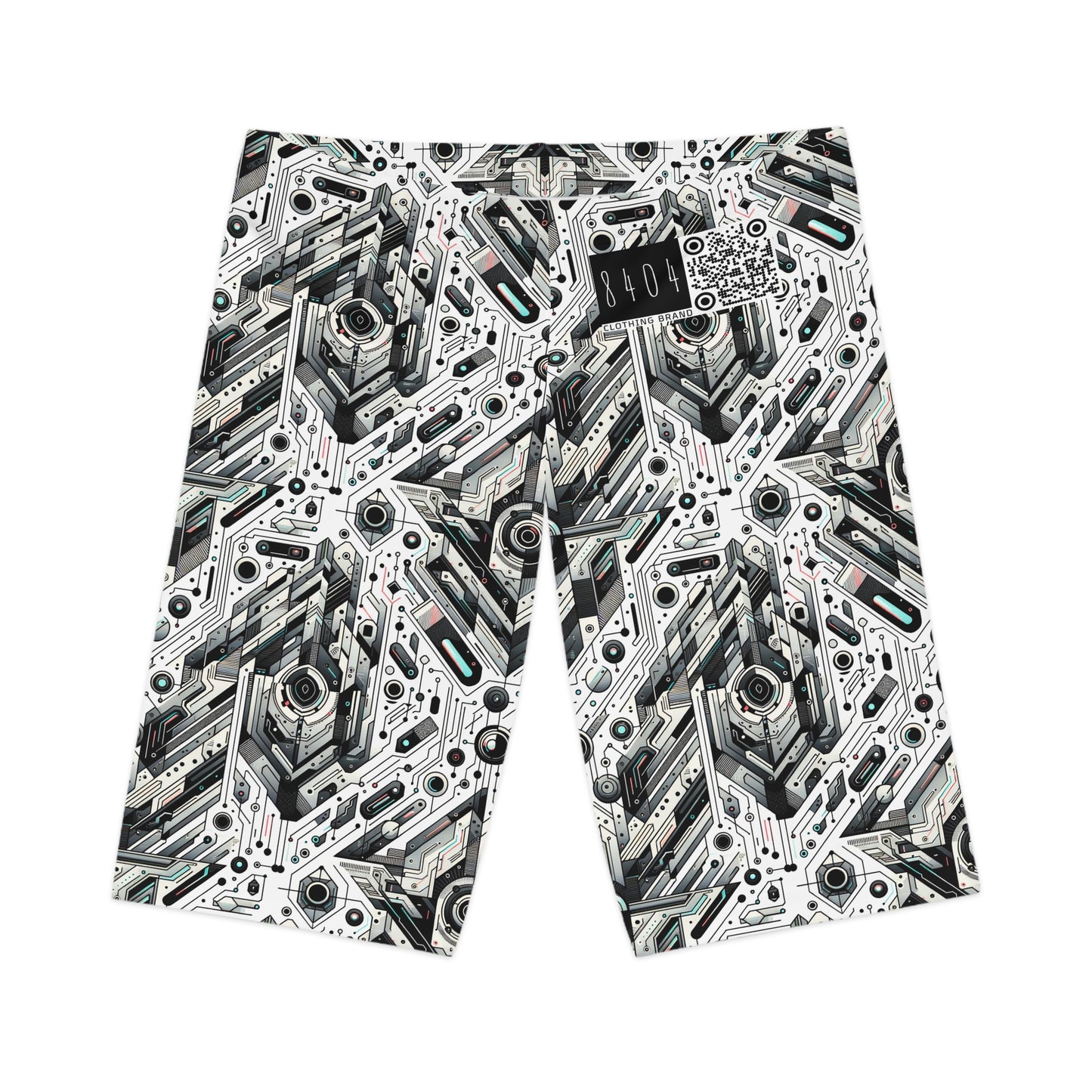 Tech-Infused Streetwear Tech-Forward Minimalism Women's Bike Shorts - 8404 Design-51