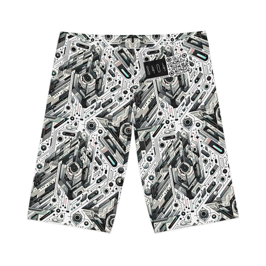 Tech-Infused Streetwear Tech-Forward Minimalism Women's Bike Shorts - 8404 Design-51