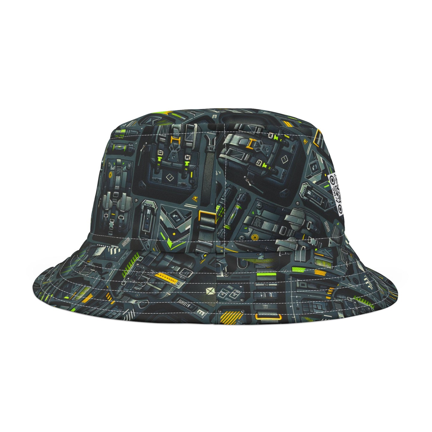 Tech Utility Streetwear Futuristic Tech-Forward Bucket Hat - 8404 Design-47