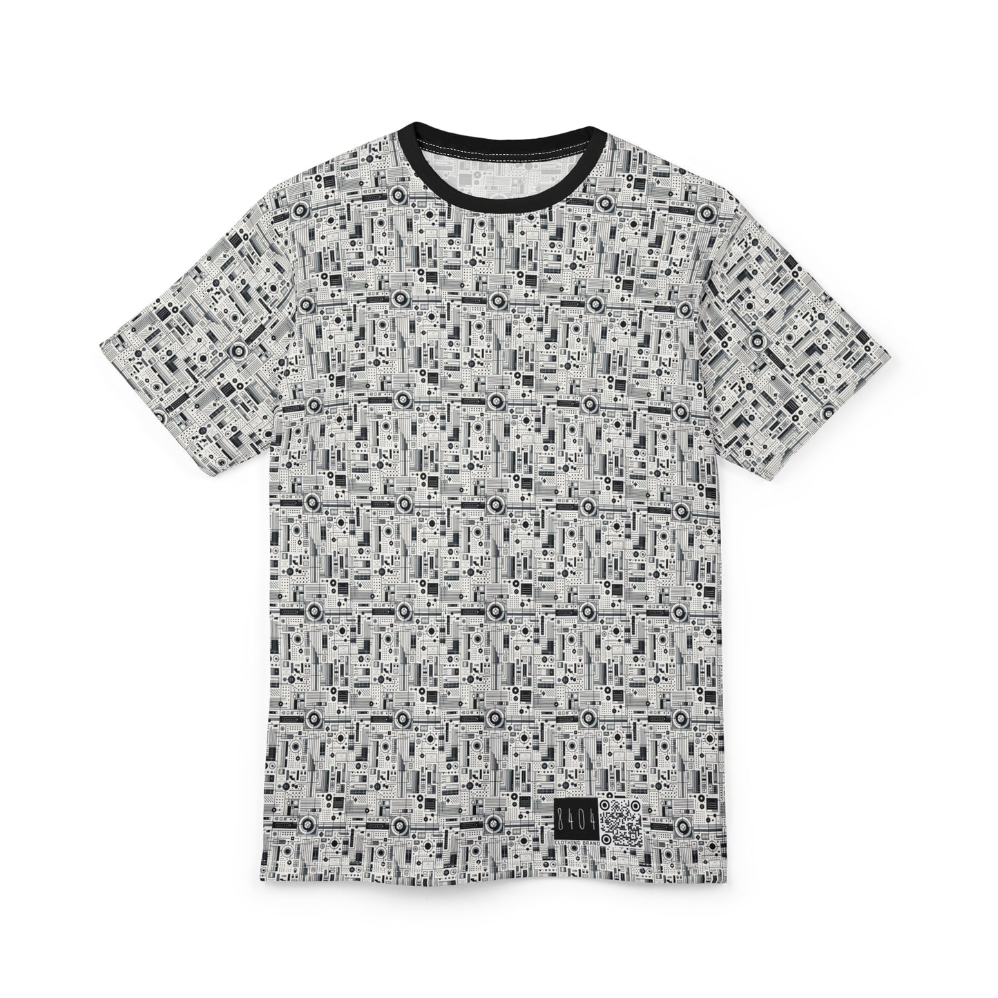 Digital Minimalism Minimalist Tech Unisex Cut & Sew Tee - 8404 Design-53