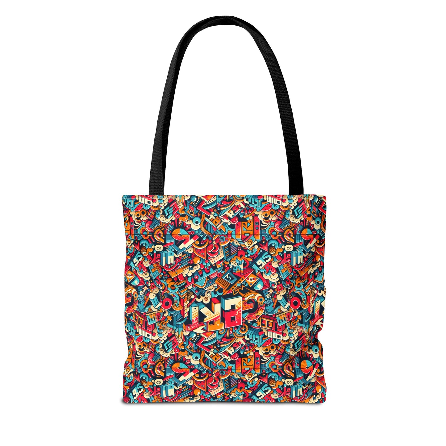 Neo-Traditional Street Art Modern Street Art Fusion Tote Bag - 8404 Design-58