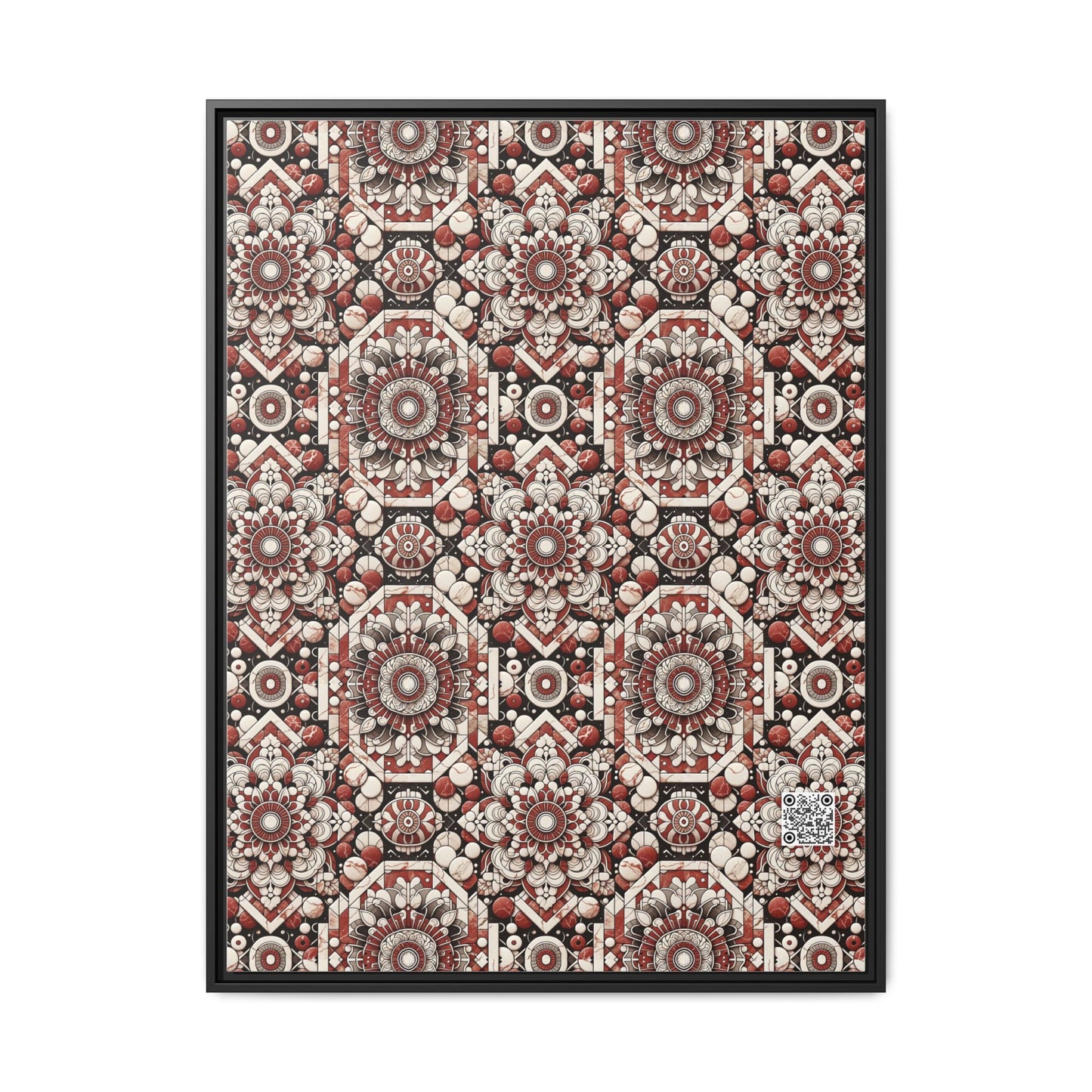 Neo Jomon Sculptural Aesthetics Artisanal Streetwear Matte Canvas, Framed (multi-Color) - 8404 Design-55 A