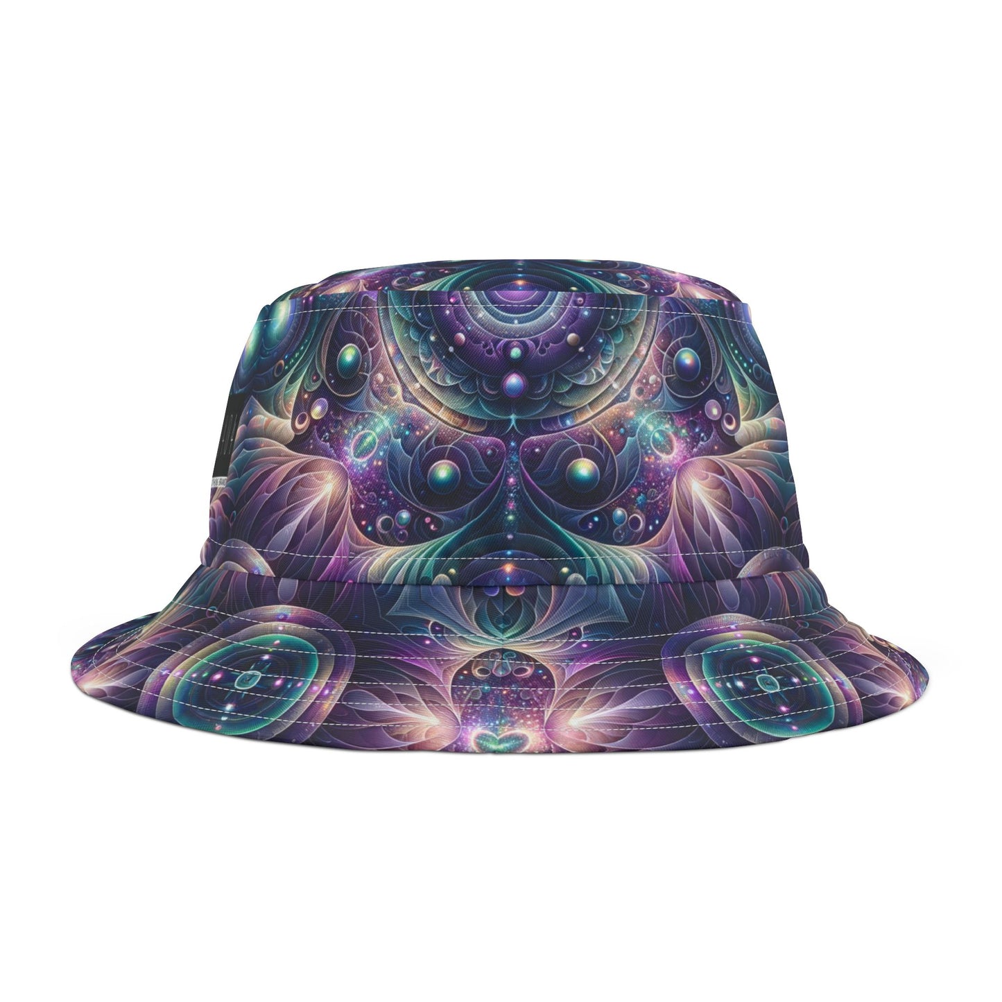 Iridescent Tech Fusion Tech-Forward Streetwear Bucket Hat - 8404 Design-61