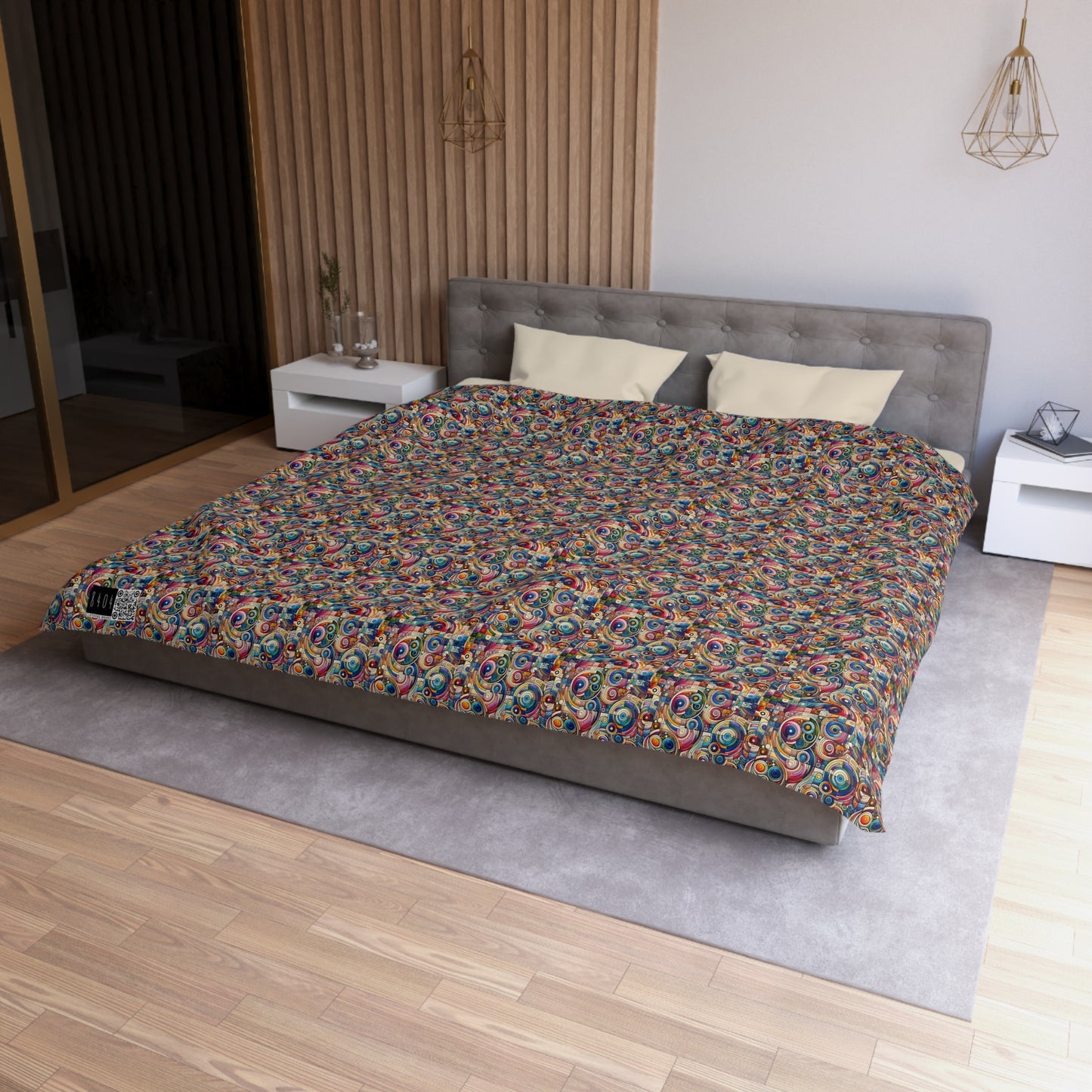 Digital Artistic Expression Artistic Streetwear Microfiber Duvet Cover - 8404 Design-49