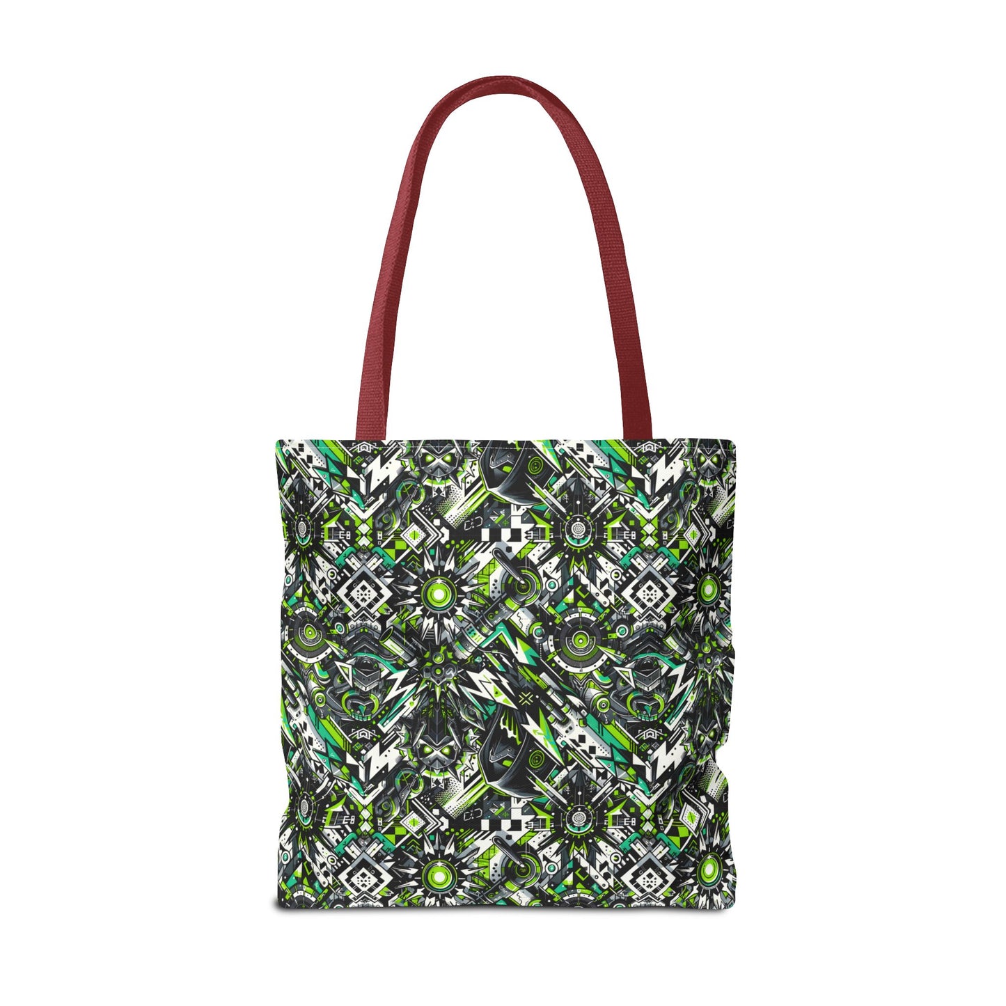 Graffiti Tech Fusion Bold Streetwear Fusion Tote Bag - 8404 Design-50