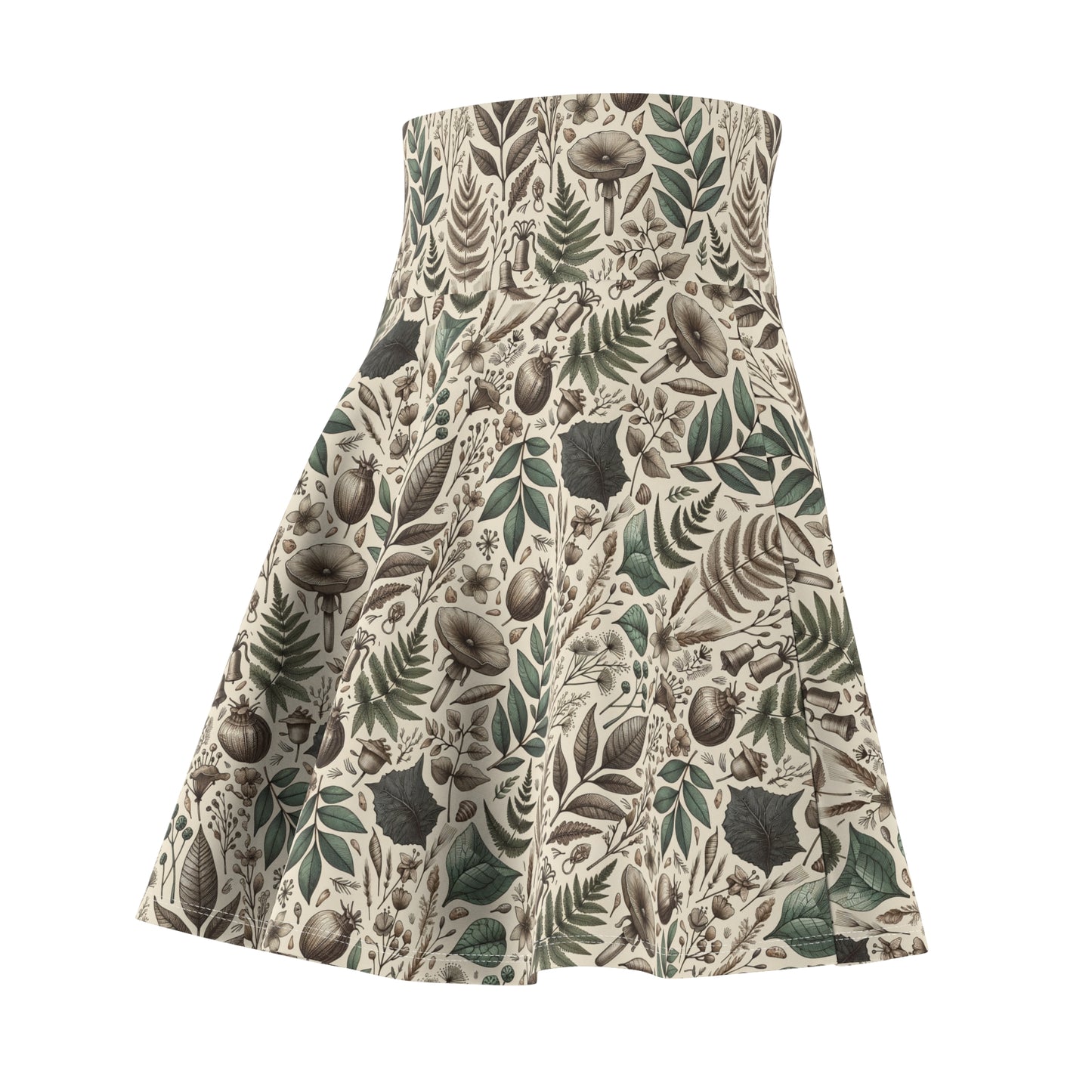 Sustainable Streetwear Modern Eco-Conscious Women's Skater Skirt - 8404 Design-57