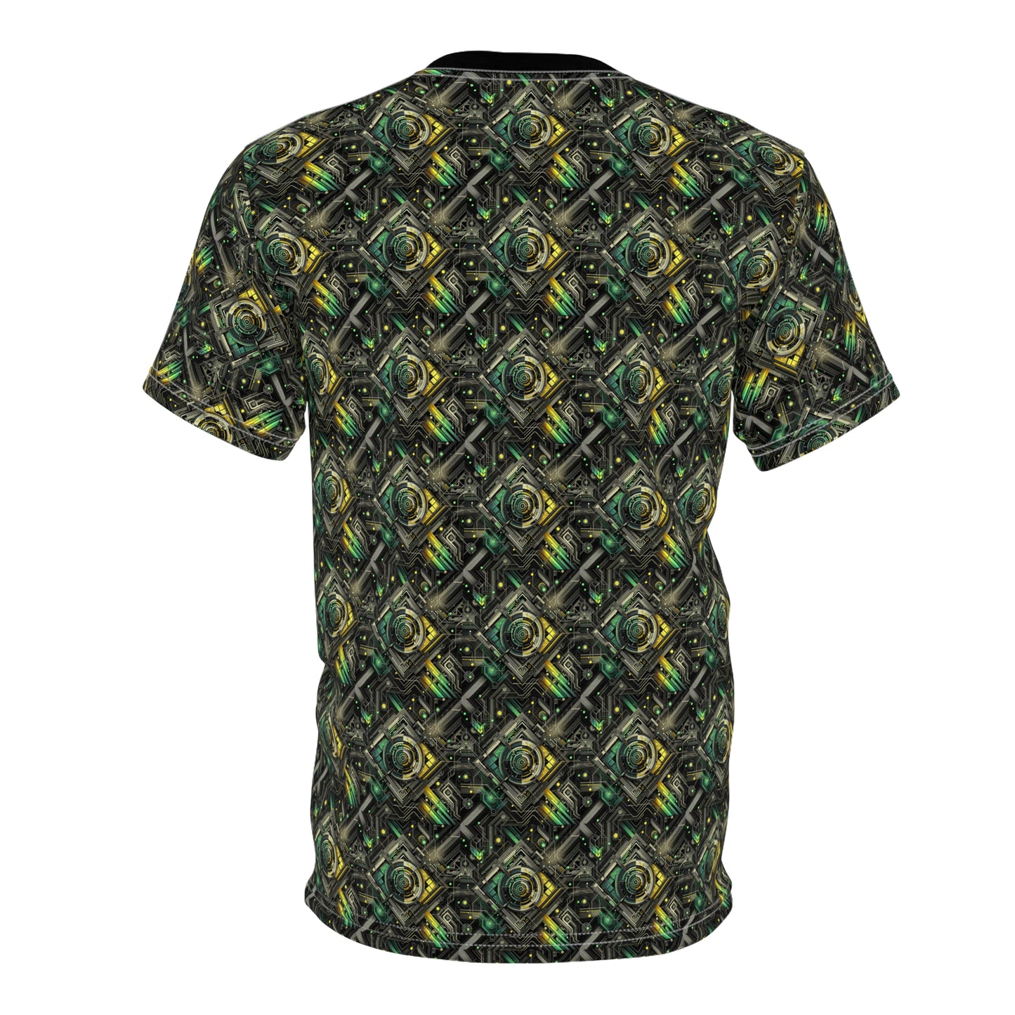 Tech Noir Graphics Tech-Inspired Streetwear Unisex Cut & Sew Tee - 8404 Design-57