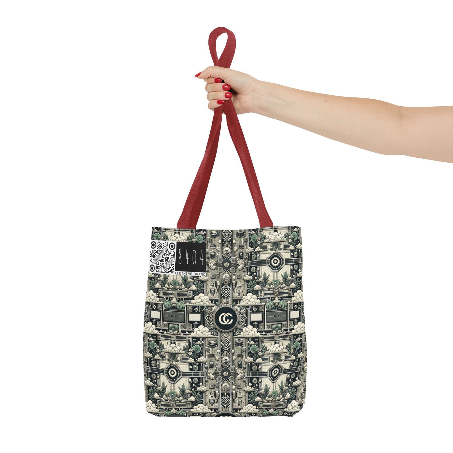Cyber Garden Party Tech Garden Extravaganza Tote Bag - 8404 Design-54