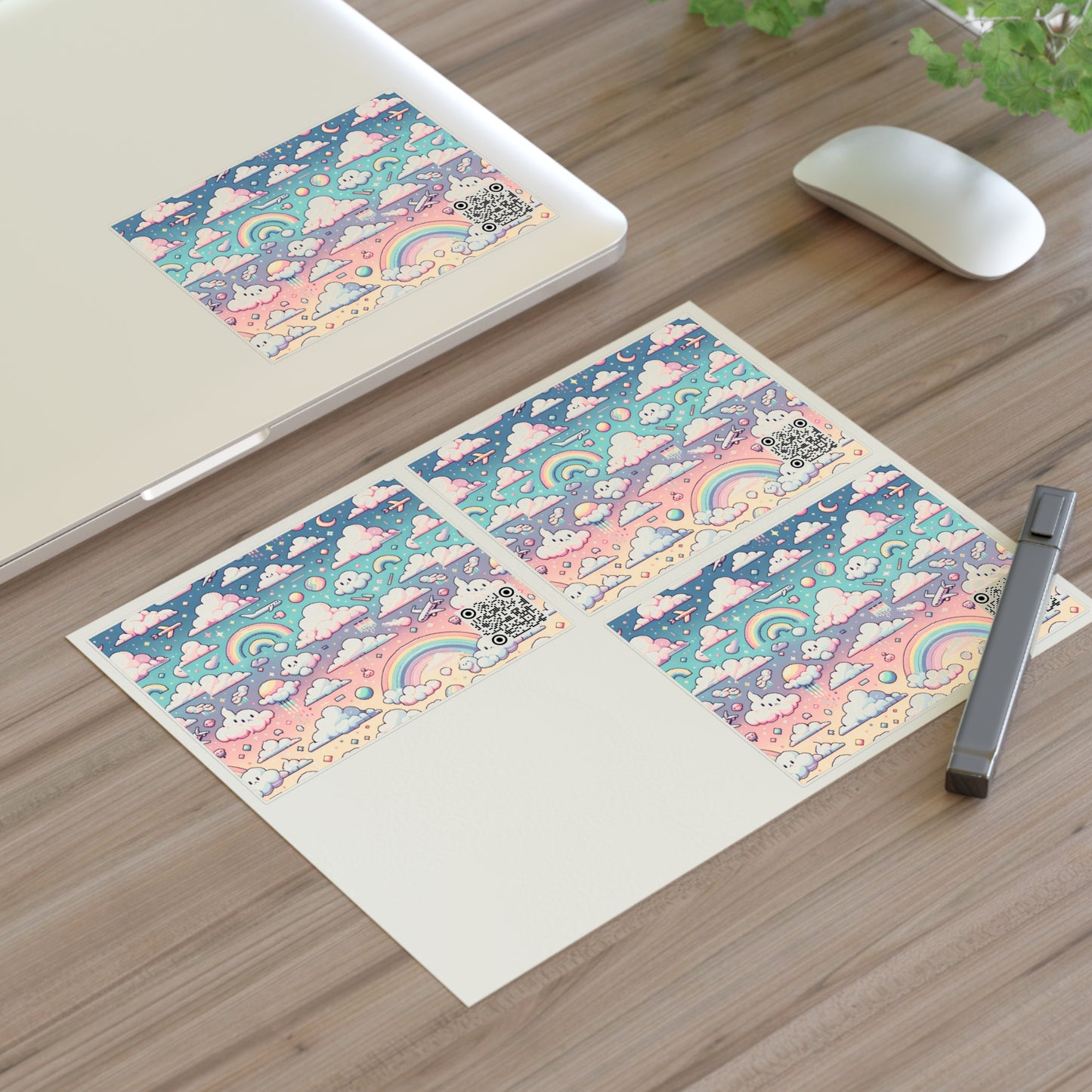 Digital Dreamland Whimsical and Nostalgic Streetwear With a Digital Twist Sticker Sheets - 8404 Design-58
