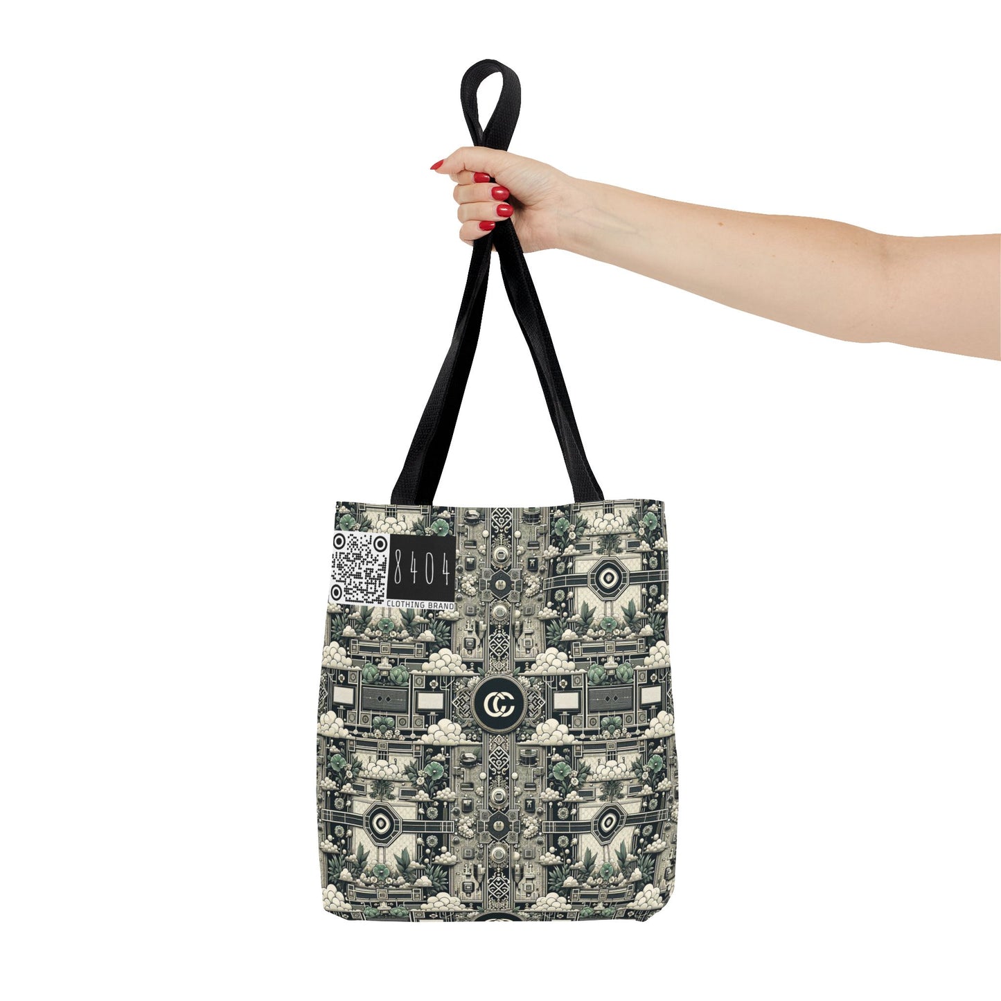Cyber Garden Party Tech Garden Extravaganza Tote Bag - 8404 Design-54