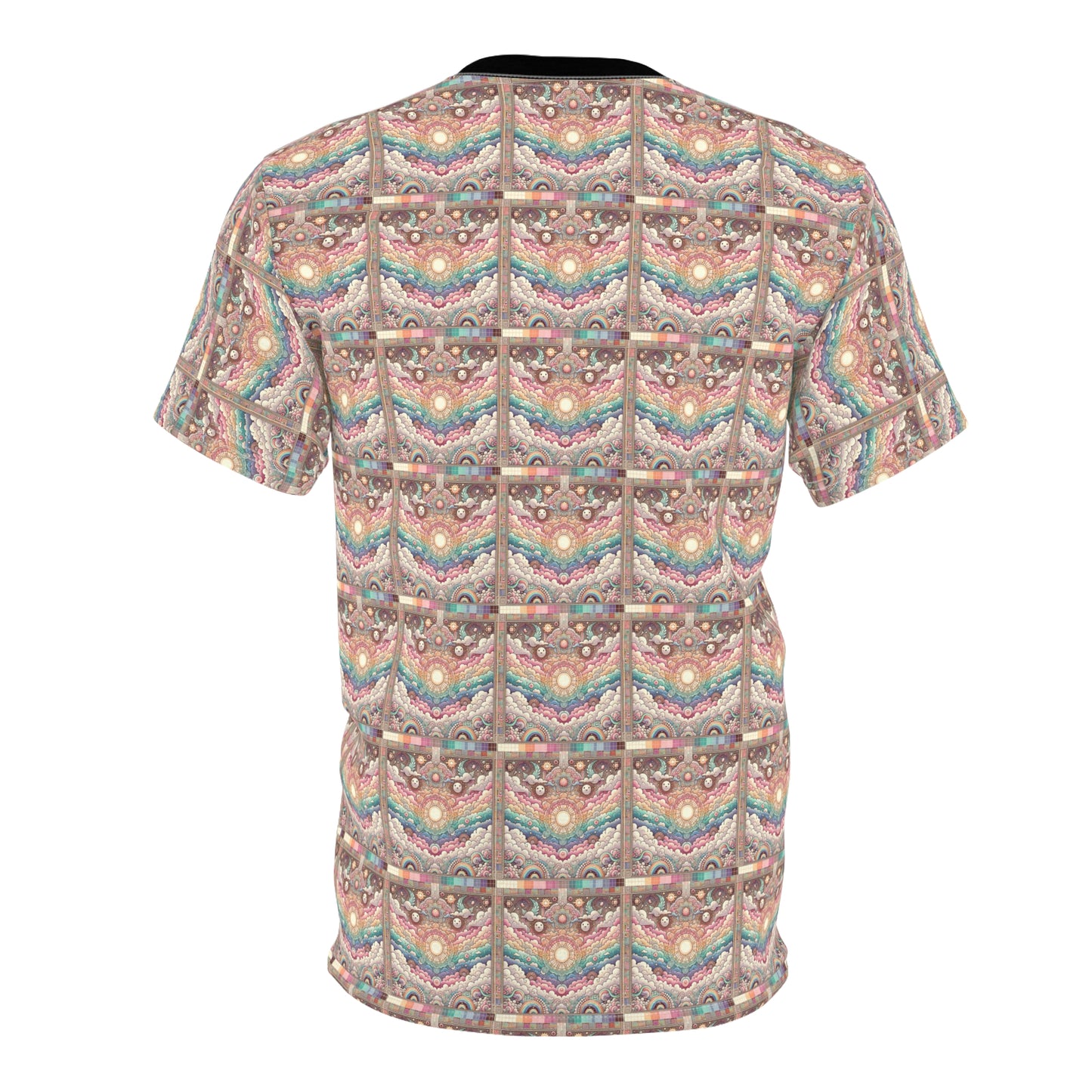 Digital Dreamland Whimsical and Nostalgic Streetwear With a Digital Twist Unisex Cut & Sew Tee - 8404 Design-56