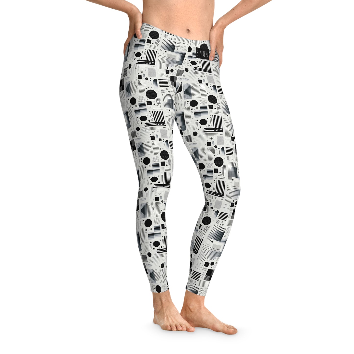 Digital Minimalism Minimalist Tech Stretch Leggings - 8404 Design-60
