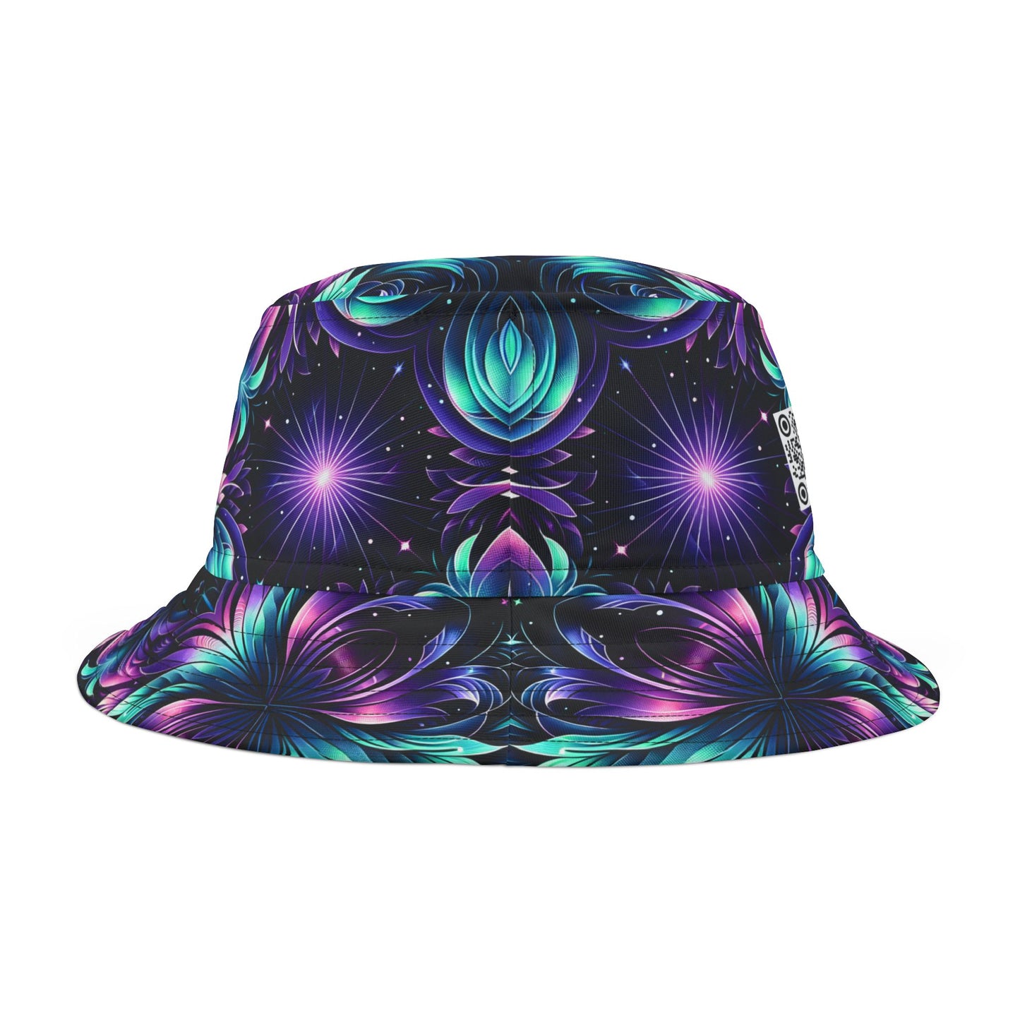 Iridescent Dream Futuristic Tech Bucket Hat - 8404 Design-60