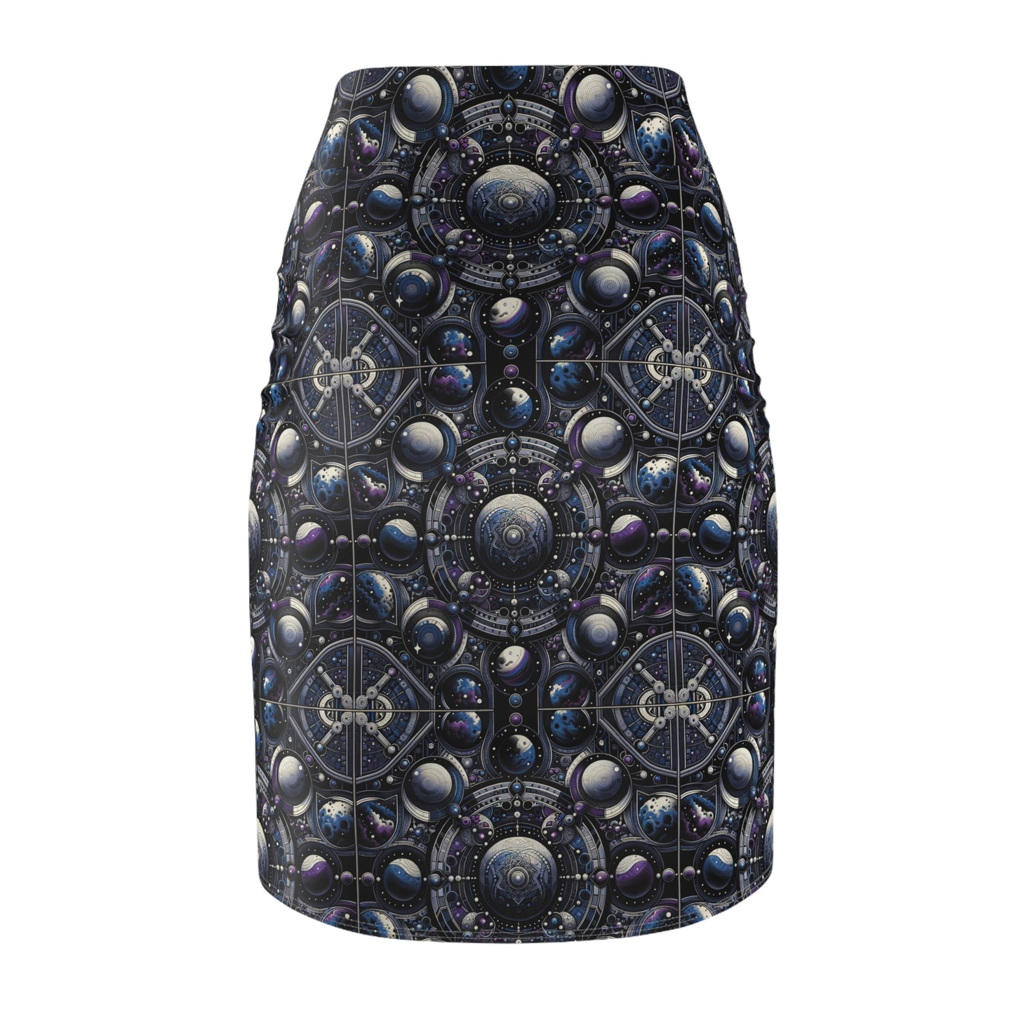 Tech Astronaut Tech-Forward Streetwear Meets Space Exploration Women's Pencil Skirt - 8404 Design-46