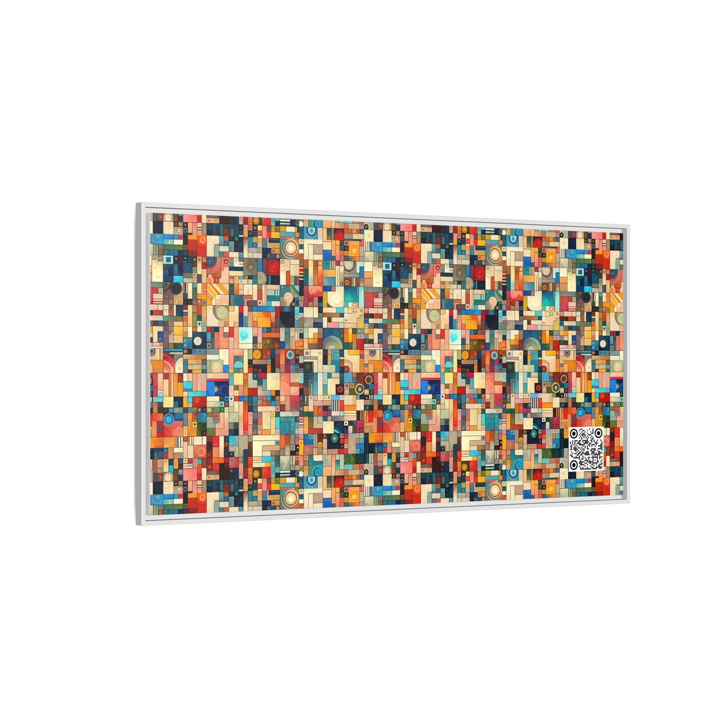 Digital Artistic Expression Artistic Streetwear Matte Canvas, Framed (multi-Color) - 8404 Design-46 B