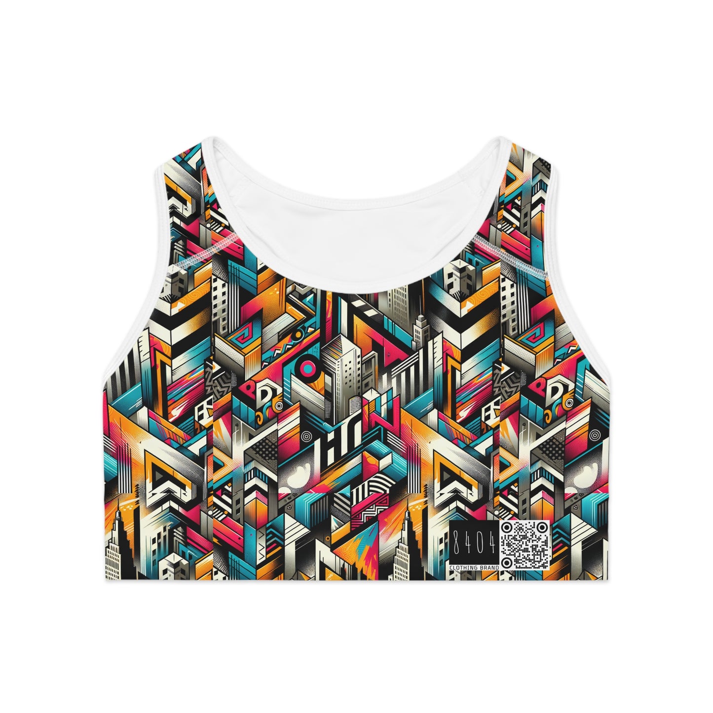 Graffiti Revival Urban Street Art Sports Bra - 8404 Design-62