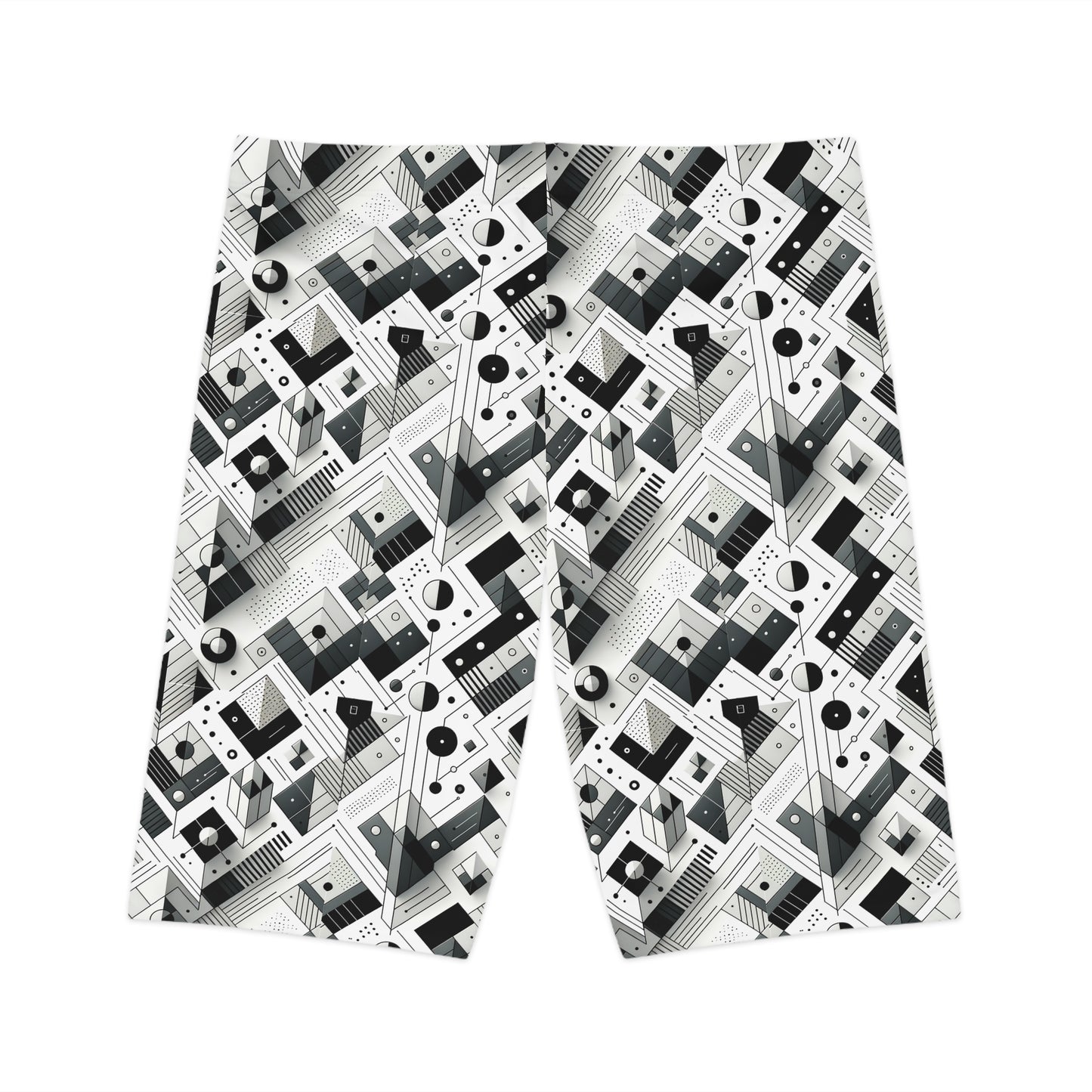 Digital Minimalism Minimalist Tech Women's Bike Shorts - 8404 Design-69