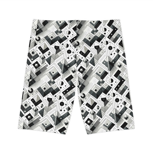 Digital Minimalism Minimalist Tech Women's Bike Shorts - 8404 Design-69