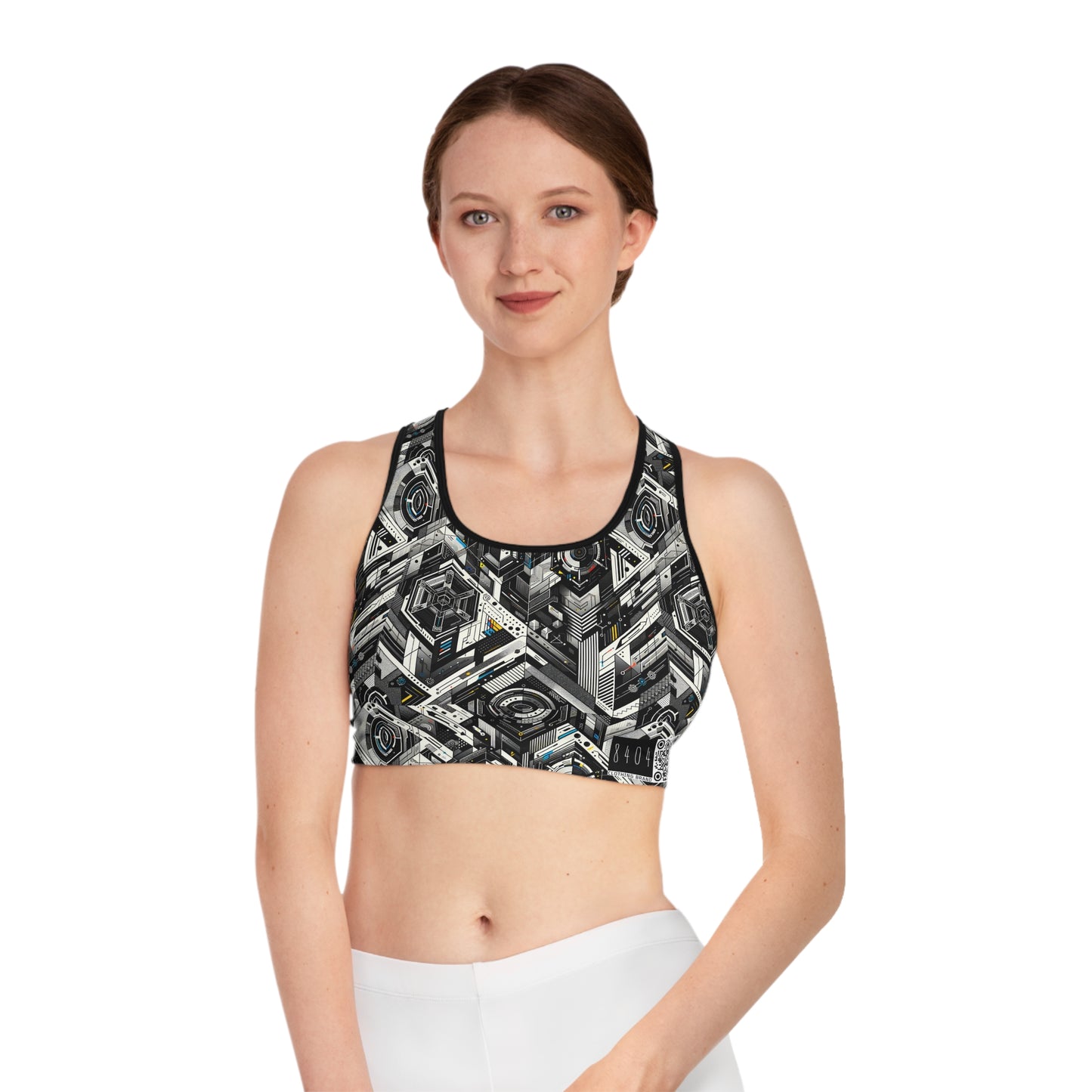 Tech Athletic Fusion Tech-Forward Athletic Sports Bra - 8404 Design-63