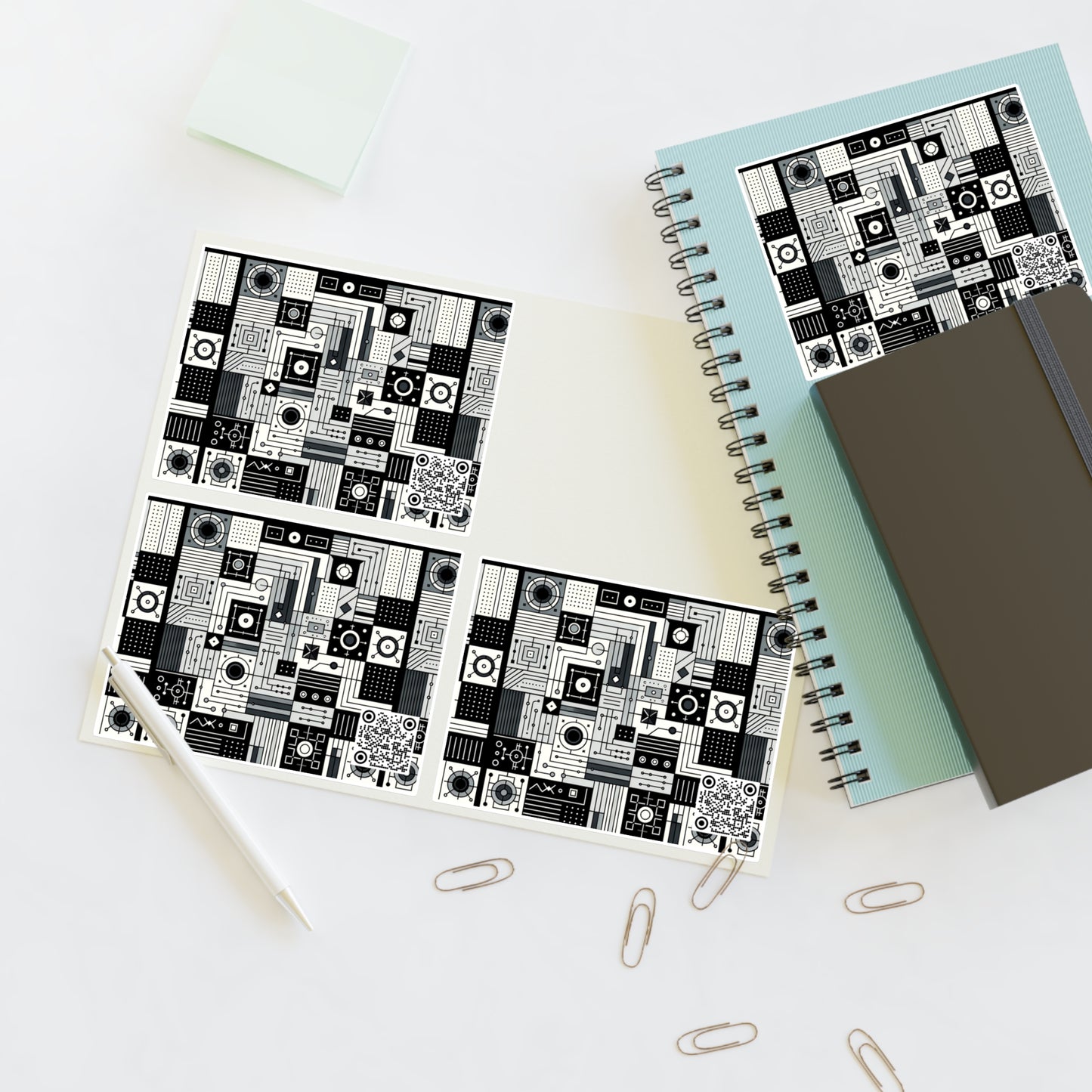 Digital Minimalism Minimalist Tech Sticker Sheets - 8404 Design-48