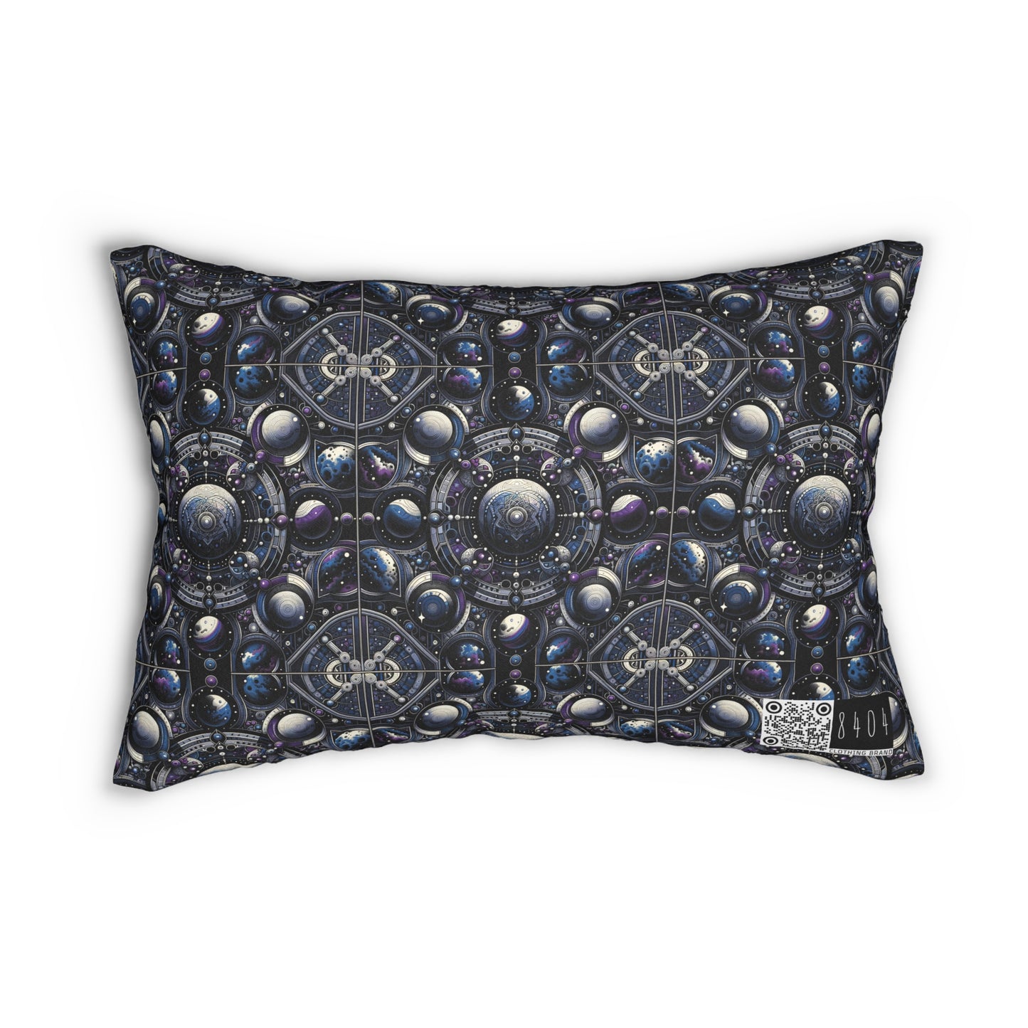 Tech Astronaut Tech-Forward Streetwear Meets Space Exploration Spun Polyester Lumbar Pillow - 8404 Design-46 B
