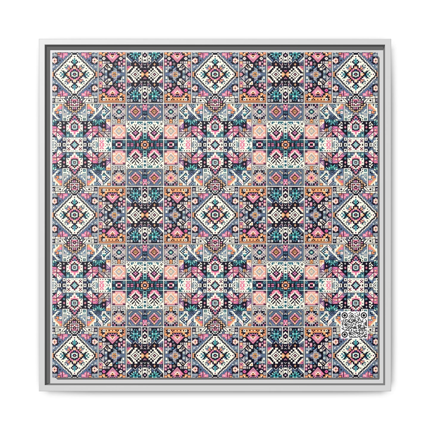 Matte Canvas, Framed (multi-Color) - 8404 Design-01