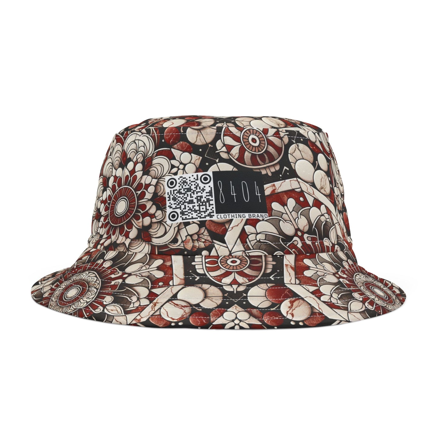 Neo Jomon Sculptural Aesthetics Artisanal Streetwear Bucket Hat - 8404 Design-55