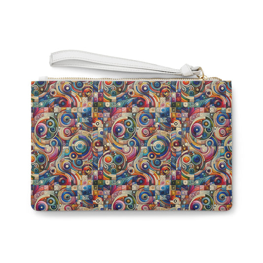 Digital Artistic Expression Artistic Streetwear Clutch Bag - 8404 Design-49