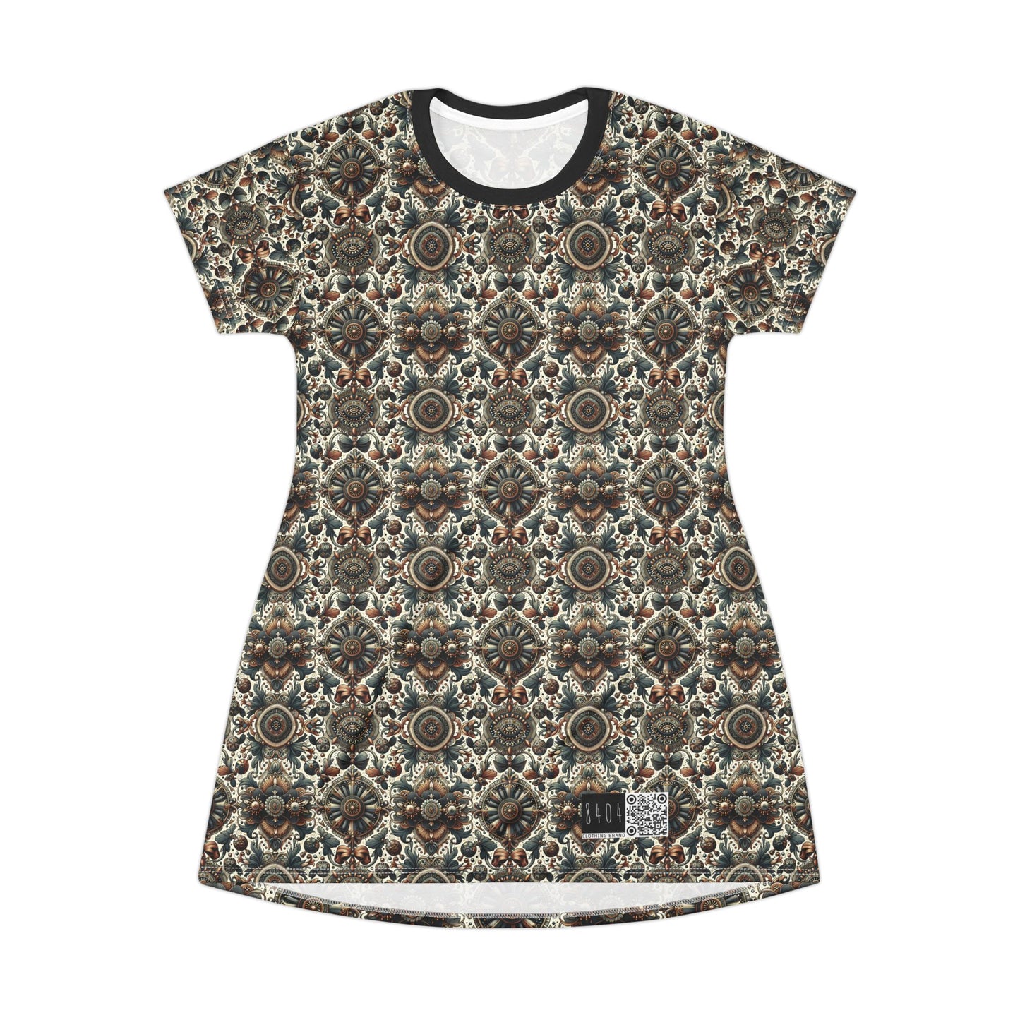 Neo-Dandyism Modern Dandy Streetwear T-Shirt Dress - 8404 Design-51