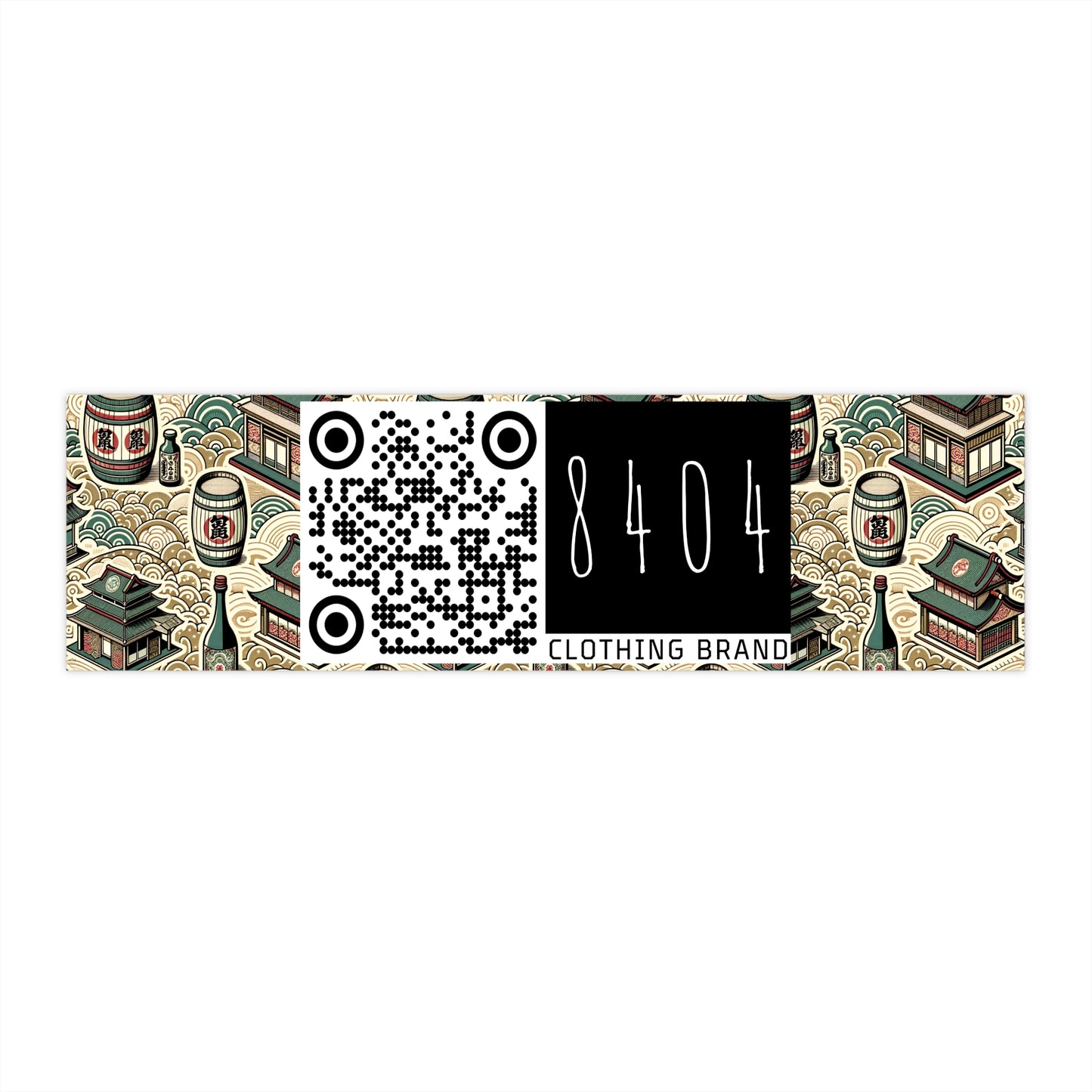 Cultural Artisanal Fusion Contemporary Cultural Elegance Bumper Sticker - 8404 Design-68