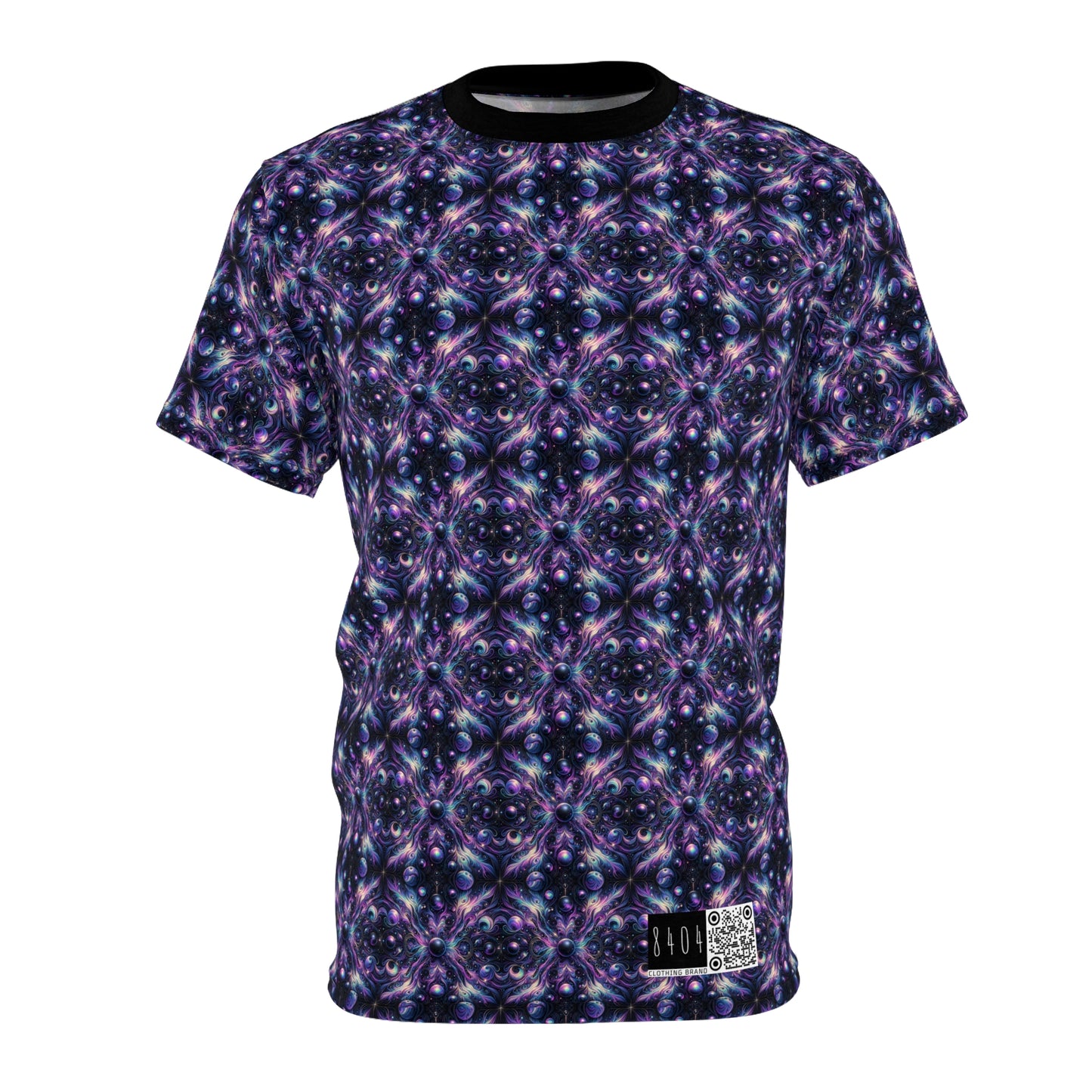 Galactic Hues Tech-Forward Cosmic Fusion Unisex Cut & Sew Tee - 8404 Design-41