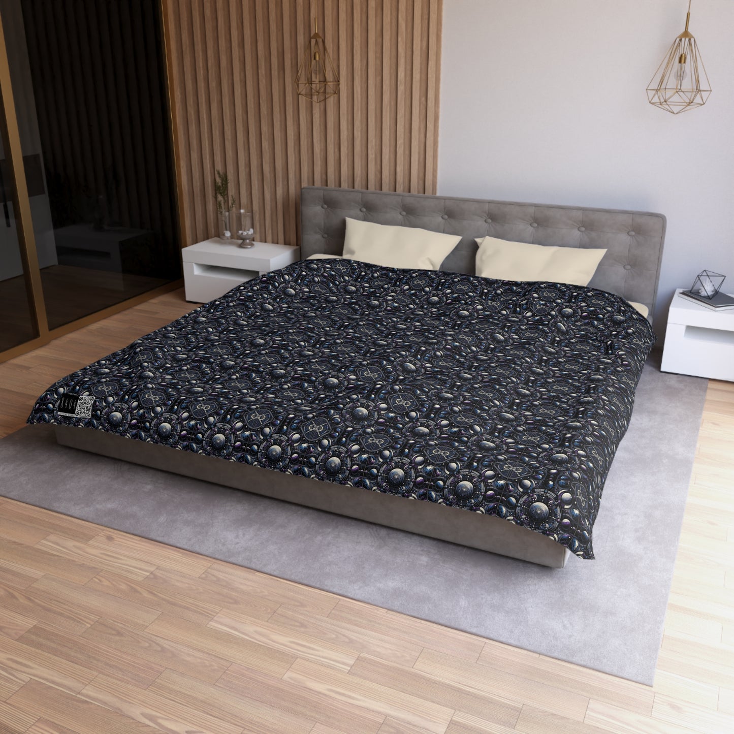 Tech Astronaut Tech-Forward Streetwear Meets Space Exploration Microfiber Duvet Cover - 8404 Design-46
