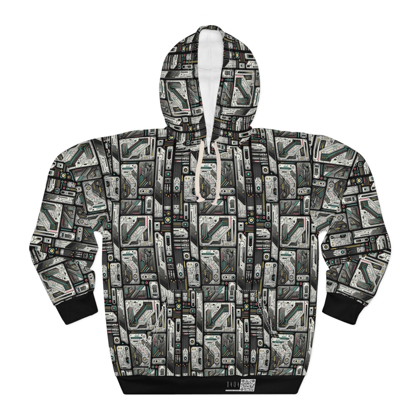 Tech Utility Gear Tech-Forward Minimalism Pullover Hoodie - 8404 Design-45