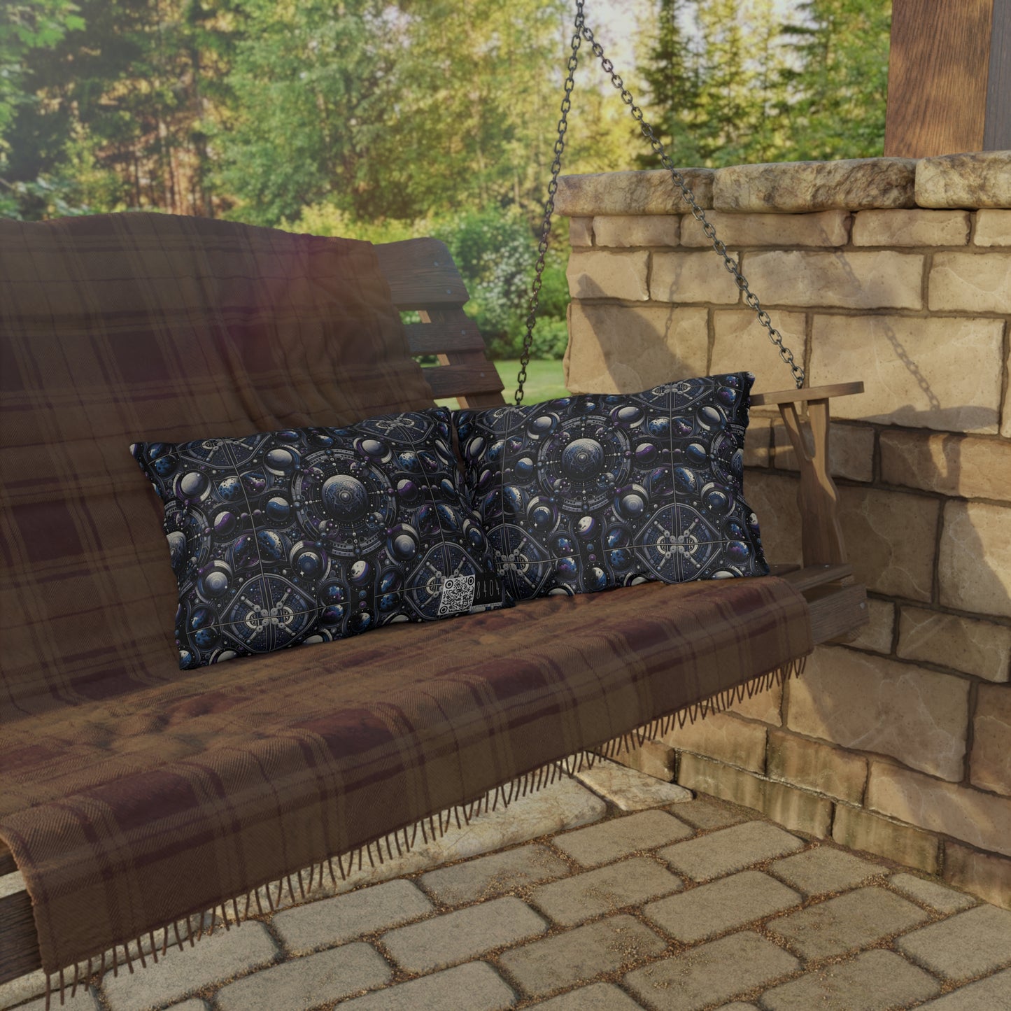 Tech Astronaut Tech-Forward Streetwear Meets Space Exploration Outdoor Pillow - 8404 Design-46
