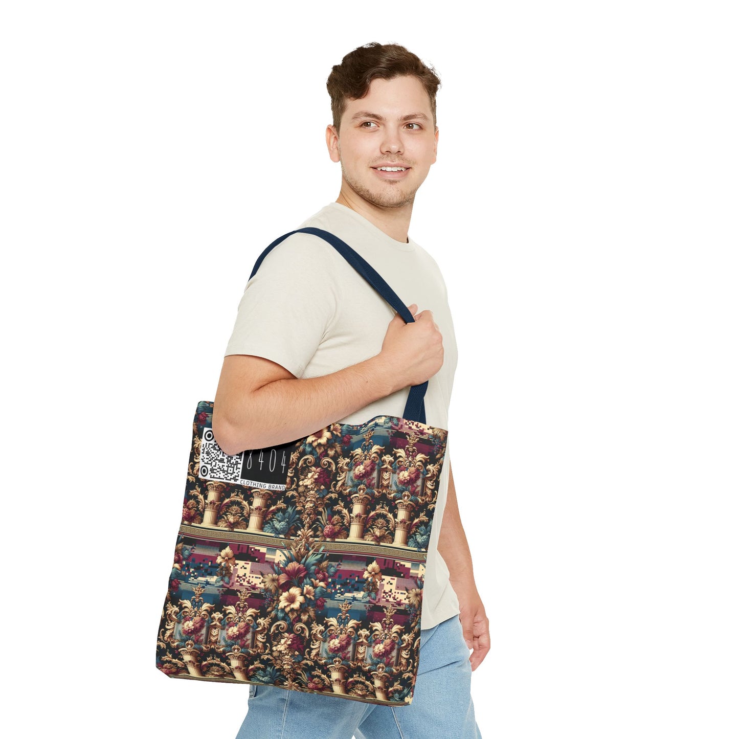 Digital Renaissance Modern Baroque Fusion Tote Bag - 8404 Design-58
