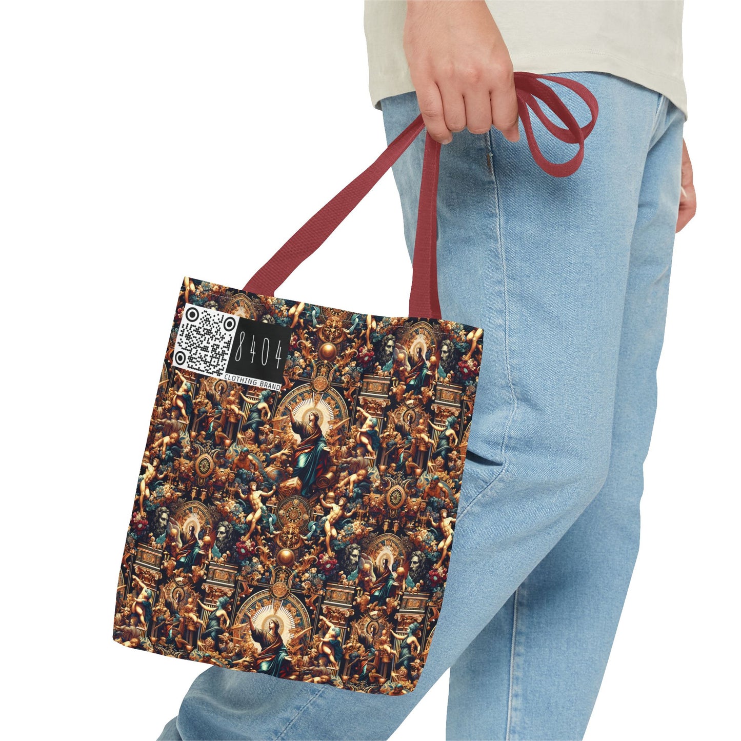 Digital Renaissance Luxurious Streetwear Inspired By Classical Art With a Modern Twist Tote Bag - 8404 Design-64