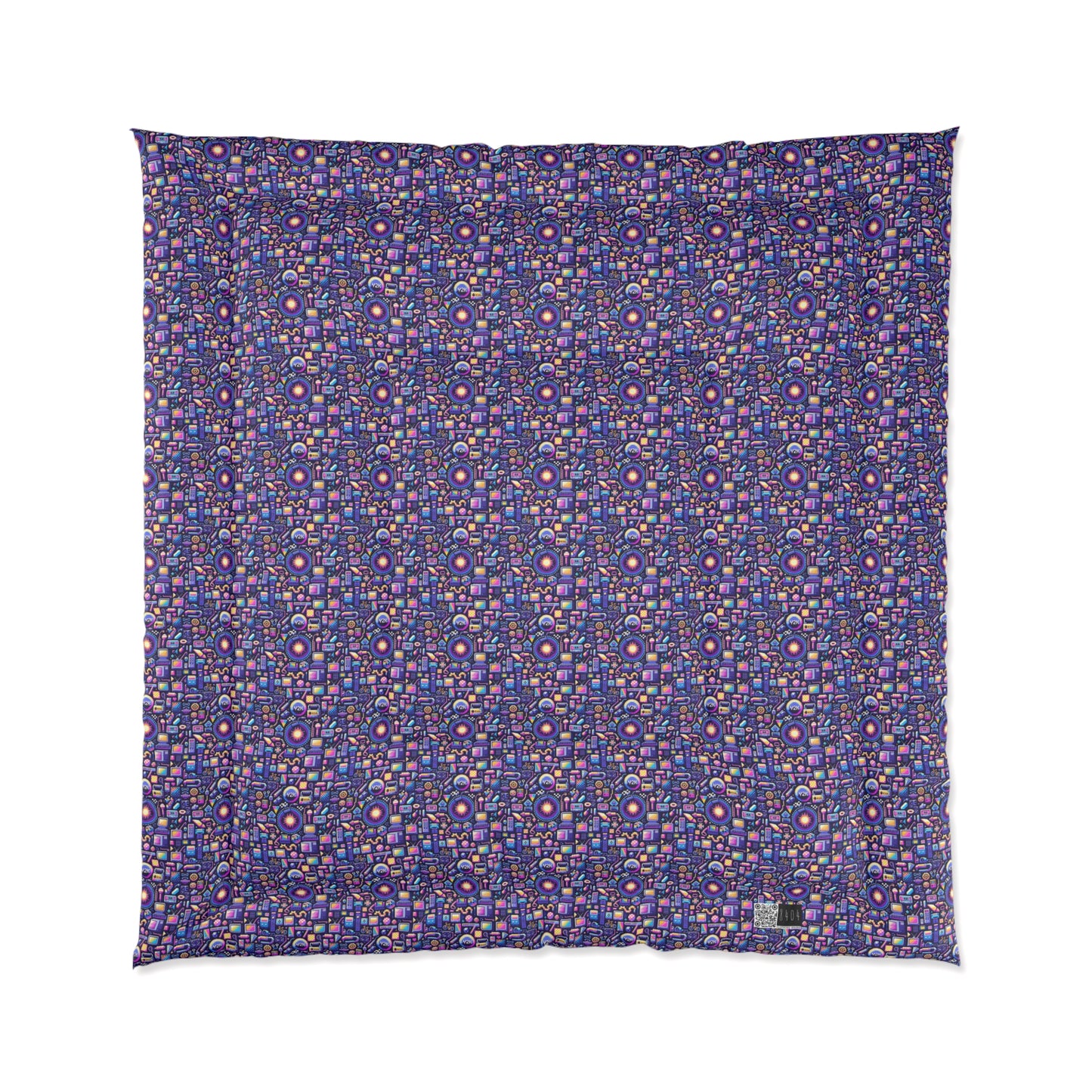 Digital Nostalgia Modern Retro Fusion Comforter - 8404 Design-64