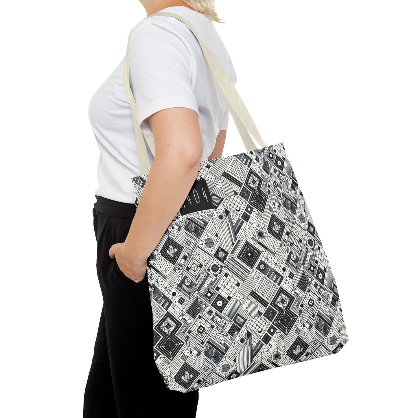 Digital Minimalism Minimalist Tech Tote Bag - 8404 Design-40