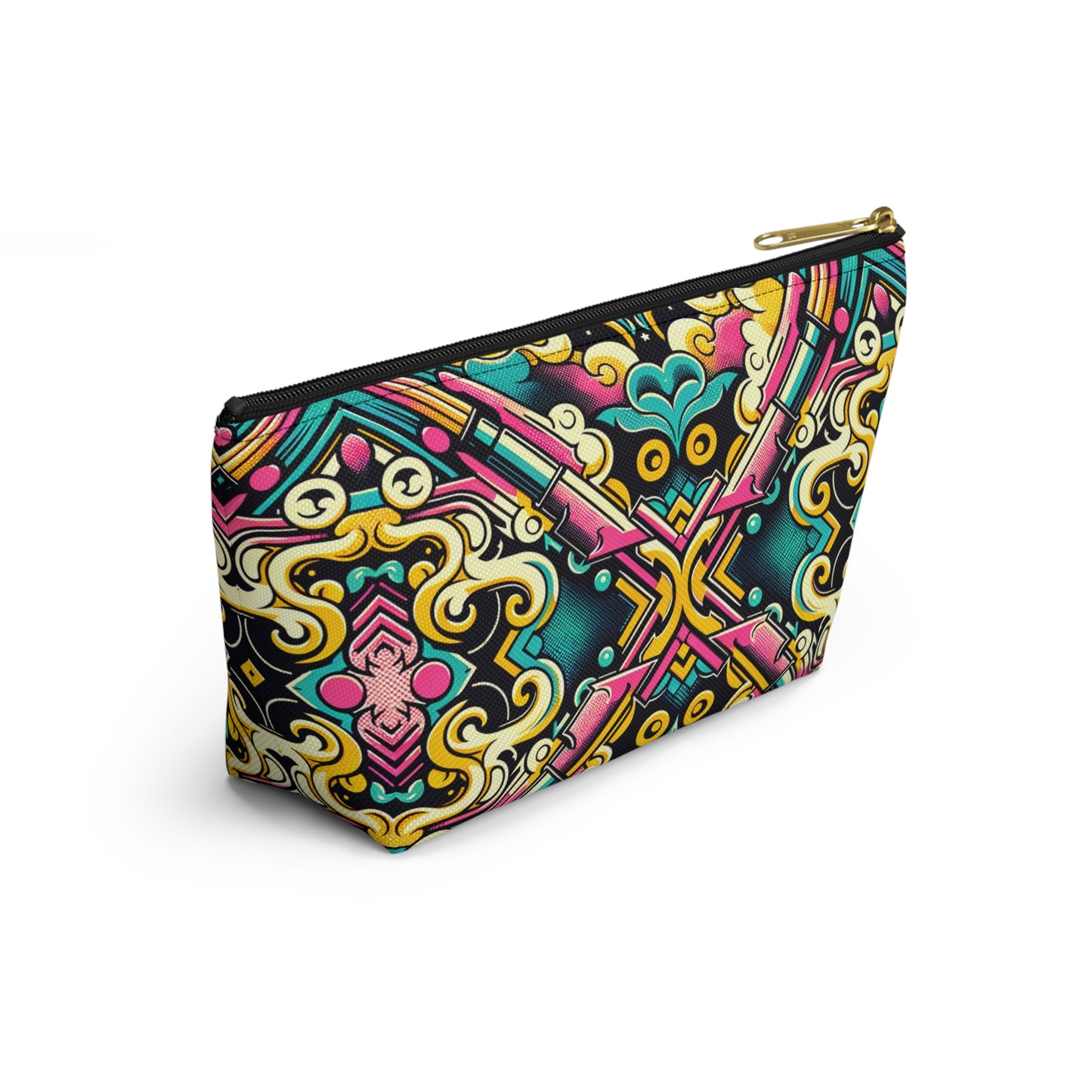 Neon Pop Art Revival Pop Culture Retro Accessory Pouch W T-Bottom - 8404 Design-59
