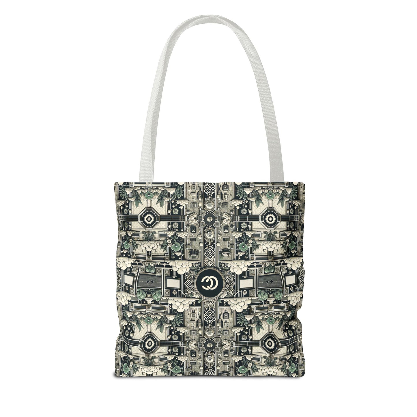 Cyber Garden Party Tech Garden Extravaganza Tote Bag - 8404 Design-54