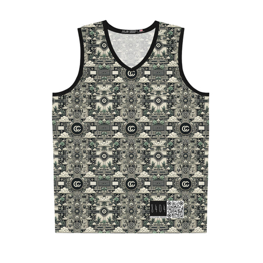 Cyber Garden Party Tech Garden Extravaganza Basketball Jersey - 8404 Design-54