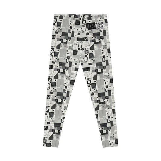 Digital Minimalism Minimalist Tech Stretch Leggings - 8404 Design-50