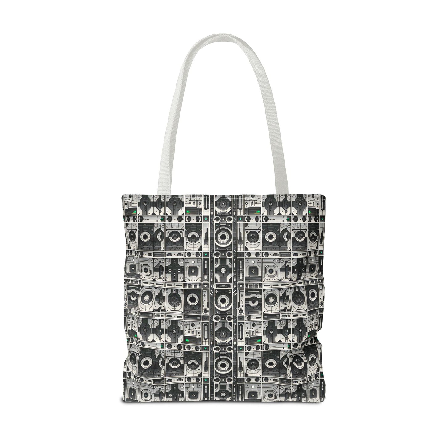 Tech Utility Aesthetics Tech-Forward Minimalism Tote Bag - 8404 Design-60