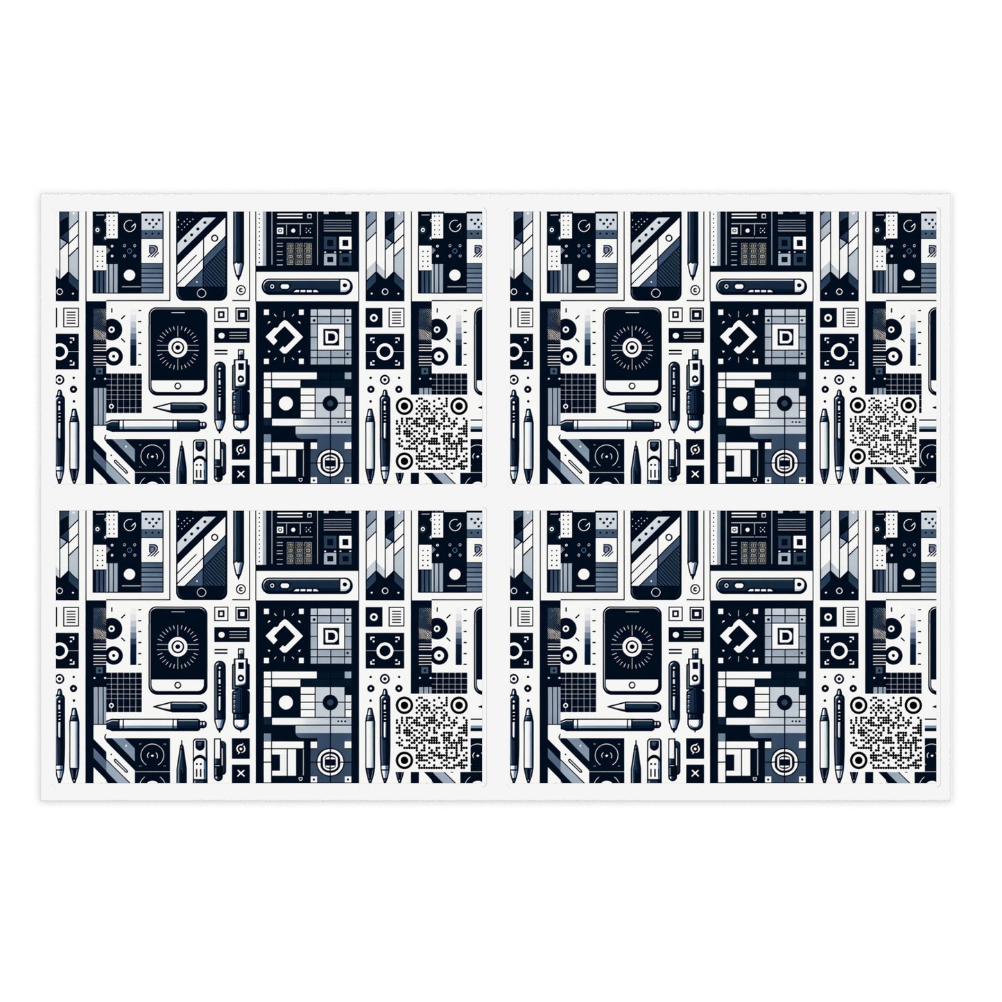 Minimalist Athleisure Minimalist Tech Sticker Sheets - 8404 Design-60